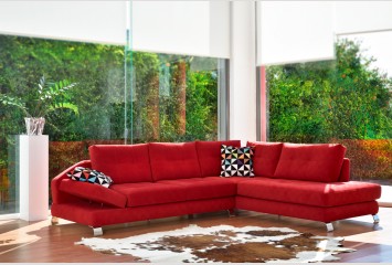 Γωνιακό σαλόνι RED